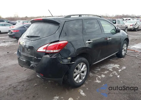 2014 Nissan Murano Sl from USA, damaged, VIN JN8AZ1MW8EW522110